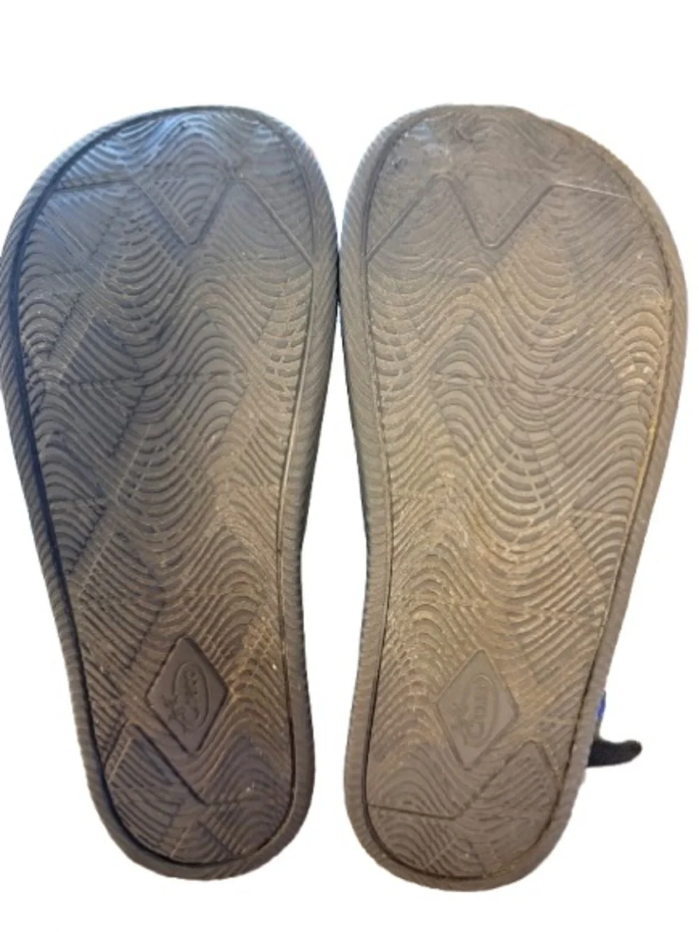 Chaco Chillos Clog Gray Blue Recovery Sandals Slip On Comfort Shoes Size 10